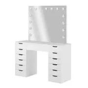 Jenna Hollywood LED Mirror Dressing Table