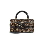 [Roger Vivier] Roger Vivier-Natural Black Patent Leather Belle Vivier Vanity Mini Bag-Donna OS OS