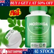 Rosabella Moringa Powder Capsules - 60 Capsules 800mg Pure Maximum Potency