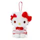 【震撼精品百貨】Hello Kitty 凱蒂貓~日本SANRIO三麗鷗HELLO KITTY造型絨毛玩偶吊飾-服務生*14482