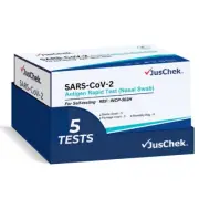 5Pk Juschek Rapid Antigen Self Test Kit Nasal COVID-19 [04/2026 exp]