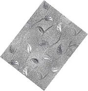 NOLITOY Non Adhesive Stained Glass Window Film Static Cling Window Privacy Film for Bathroom Opaque Glass Sticker Easy to Apply Reusable Decorative Home Cling