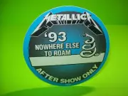 Metallica Backstage Pass Original 1993 Hard Rock Metal Music Gift After Show