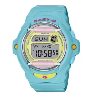 【CASIO 卡西歐】BABY-G 夏日海灘 休閒數位 三款色系可選(BG-169PB-2/BG-169PB-4/BG-169PB-7)