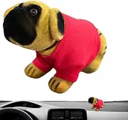 Dashboard Bobblehead, Dashboard Figurines, Funny Dog Decorations Accessories Shaking Head for Women Teens Adults Truck Drivers
