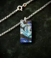 Orgone Pendant Featuring Kyanite, Lapis Lazuli, Silver & Shungite