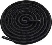 [Smart Laces] Black Strong Bootlaces 120cm 140cm Long For Work Boots, Walking Boots, Hiking Boots, Dr Martens, Steel Toe Caps, Grafters Work Boots