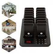16 Restaurant Coaster Pager Guest Call Wireless Paging Queuing Calling System AU