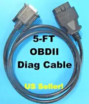 OBDII Cable Compatible with Autel MaxiSys MS908 MS906 MaxiCOM MK906 MINI MS905