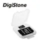 DigiStone 記憶卡收納盒 優質 Micro SD/SDHC 1片裝記憶卡收納盒/白透明色X3個(台灣製造!!)