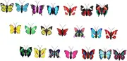 Generic 30pcs Colorful Butterfly Decorative Thumb Tacks Cute Push Pins for Classroom Bedroom and Bulletin Board Unique Aesthetic Wall Decor for Rooms