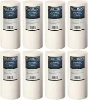 8 Bluonics Sediment Water Filters 4.5" x 10" ( 1 Micron) Whole House Cartridges