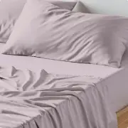 Ecosa Bamboo Bedding - Sheet set / King / Cloud Pink