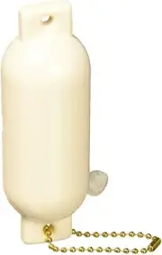 Fender Boat Key Float 5.3" ring chain floats water sport camping buoy white