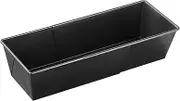 Dr. Oetker loaf tin 20-35 cm, adjustable cake mould with non-stick coating, rectangular coated pie tin, sheet steel bakeware (colour: black)