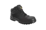 Grafters Mens Fully Composite Non-Metal Safety Hiker Type Boots (Black) - UTDF655