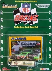 Vintage 1:64 Dale Jarrett 1992 NFL RACING #18 INTERSTATE LOS ANGELES RAMS