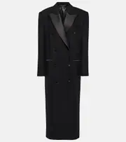 [Magda Butrym] Magda Butrym Wool-blend coat AU 8 black