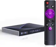 Android 12.0 TV Box, 8G ROM 64GROM RK3356 Quad-Core 64Bits ARM Cortex-A53, 2.4/5.8G Dual-Band Wi-Fi/10-1000M LAN BT4.1 H.265 UHD 4K / 8K Set Top Box,8gb+64gb