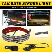 60" Flash Strobe Blinking LED Tailgate Strip Bar Brake Light For Warning Safety