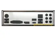 For MSI B360 GAMING ARCTIC Shield I/O IO Rear Baffle Backplate Motherboard