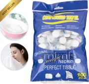 Magic Compressed Towels, 100PCS Travel & Camping Wipes, Expandable Coin Cotton T