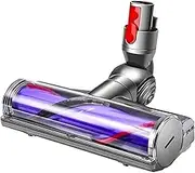 Quick-Release Roller Motorhead Cleaner Compatible with Dyson V7 V8 V10 V11 V15 Vacuum Cleaner Animal Absolute Models Cleaner Head Replacement Part Accessories Electric Head for Hardwood Floor Carpets