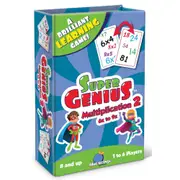 Blue Orange Games Super Genius Multiplication 2 Education Learning Game Kids 8y+