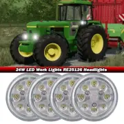 Par36 Round Led Work Lights Hi/Lo Beam For John Deere Combine 4420 RE25126