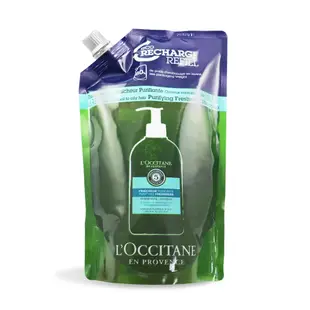 (即期品)L occitane 歐舒丹 草本淨涼洗髮乳(補充包) 500ml (到期日2025/01)