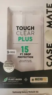 Case-Mate Tough Clear Plus for Samsung Galaxy Note20 5G micropel