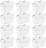 12 Pack Brita Water Filter Cartridges Compatible with Brita Maxtra+, Brita Style, Mavea Elemaris XL Water Tank