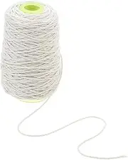 NULYLU 1 Roll Engineering Cotton Rope Twine Rope Decorative Cotton Twine Cotton Cord DIY Cotton Rope Cotton Braided Rope Decorative Cotton Rope Burlap Rope Craft Cotton Rope White