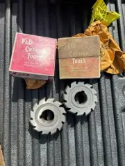 F&D CUTTING TOOLS SPECIAL Concave 3.0 X 1.0 .188 Rad 2 Pc Lot Horizontal Cutter