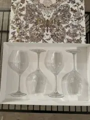 Christian Dior Wine Glass Set Of 4 RARE
