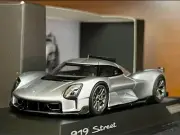 1 43 Custom Spark Porsche 919 Street Metallic Silver 1 43 Spark Porsche 919 St