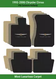Lloyd Luxe Front & Rear Mats for '95-00 Chrysler Cirrus w/Chrysler w/ Wings 1 (for: Chrysler)