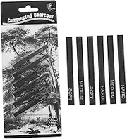 6pcs Sketching Carbon Stick Set Lump Charcoal Art Supplies Student Stationery Painting Tools Bars for Drawing Sketching