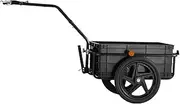 Bicycle Cargo Trailer, Bicycle Trailer Trolley Handlebar Carrier for Carrying Groceries, Luggage, Tools, 50 kg Load Capacity