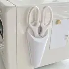 2Pcs Plastic Scissors Protective Case White Scissors Storage Box Restaurant