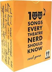 spinningrock 100 Songs Every Theatre Nerd Should Know - Ultimate Musical Theatre Broadway Card Game & Gift - Classic Deck