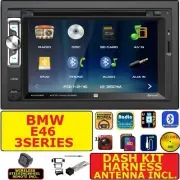 BMW E46 3 SERIES CD/DVD BLUETOOTH USB SD AUX CAR RADIO STEREO PACKAGE (for: BMW)