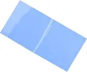 2PCS 100mm X 100mm X 1mm CPU Chip Heatsink Cooling Thermal Conductive Silicone Pad for CPUs Graphic Cards, Blue