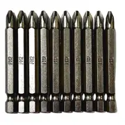 2.5" magnetic PH2 driver bits - 10 pack