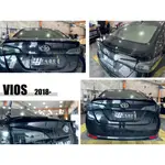 小亞車燈-全新 TOYOTA VIOS 2018 2019 18 19 年 V版 鴨尾 尾翼 擾流板 含烤漆