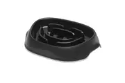 Moderna Slomo Slow Feeder Dog Bowl, Black