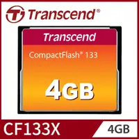 在飛比找PChome24h購物優惠-Transcend 創見 4GB 133 CF記憶卡(TS4