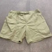 Eddie Bauer Rip StopTech Shorts Mens XL Cargo Belted Nylon Hiking Outdoor Tan