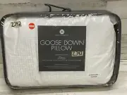 Hotel Collection European Goose Down Queen Bed Pillow Soft Support New