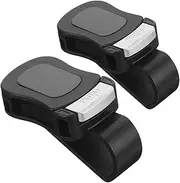 NOLITOY 2pcs Car Visor Sunglasses Holder Clip Eyeglass Organizer with Stable Grip Sponge Padding Optimizes Space for Suvs Trucks All Vehicle Types